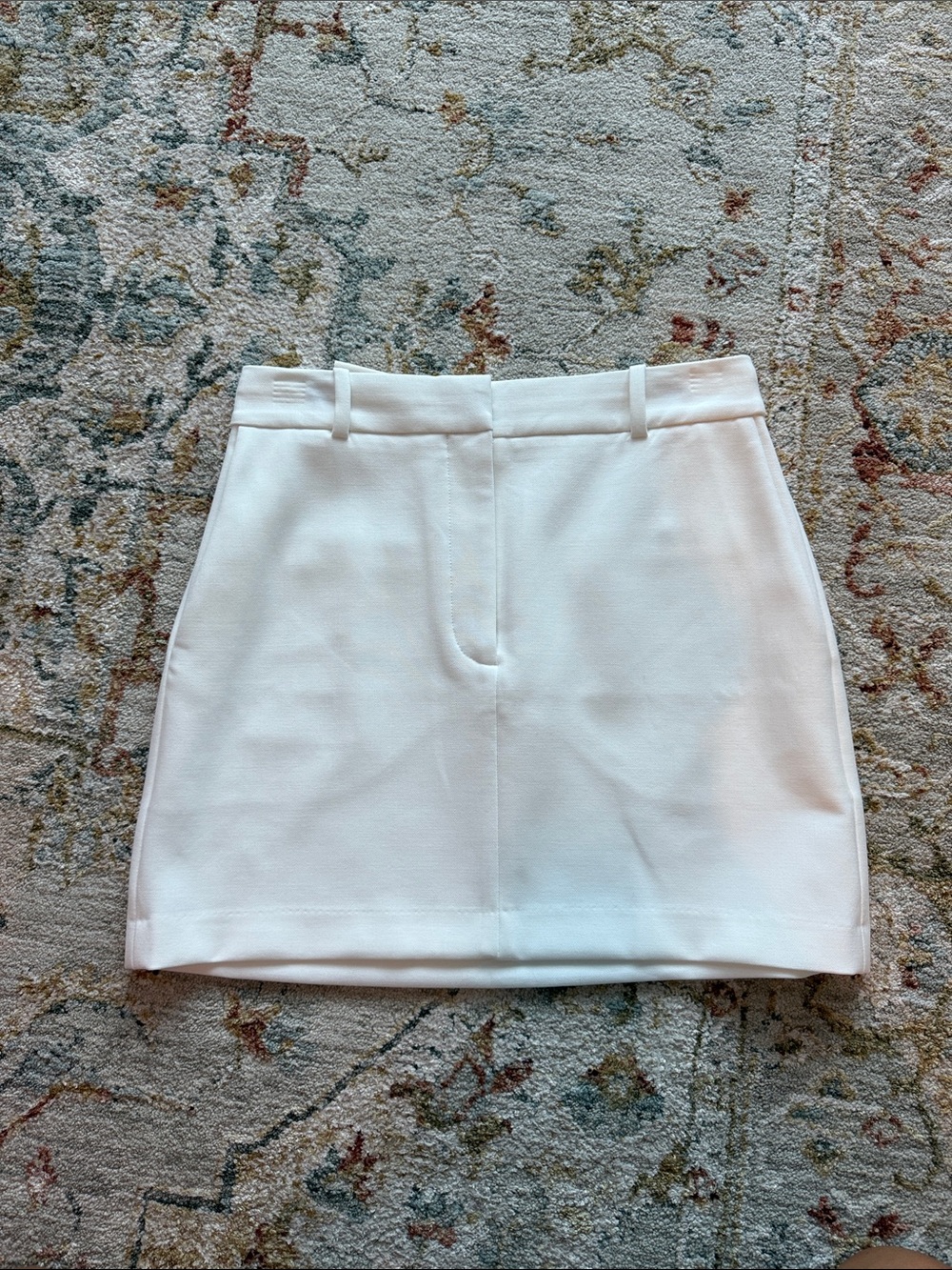 Babaton Chisel White Women's Mini Skirt